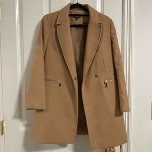 Topshop petite beige coat